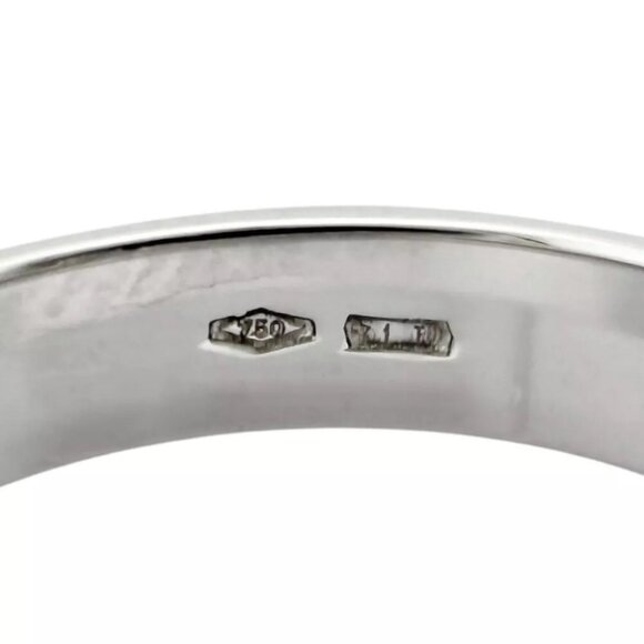 GUCCI Ring US 4 3/4 EU48 K18 white gold icon used - Picture 6 of 7